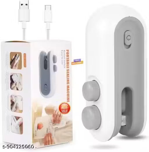 Seal & Cut Pro Mini Sealer | USB Rechargeable Food Bag Packing Machine